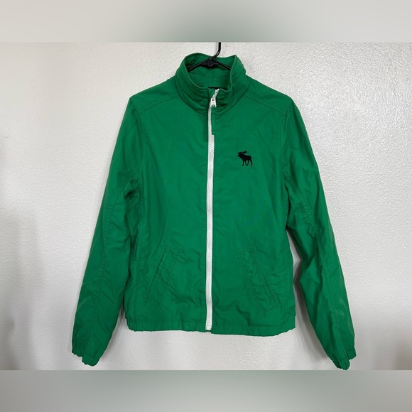 Abercrombie & Fitch green jacket - Picture 1 of 8